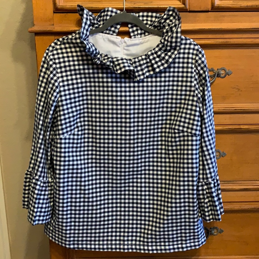 Elizabeth Wilson Ruffle top XLarge